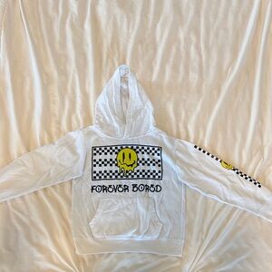 Eighty Eight Youth White Hoodie